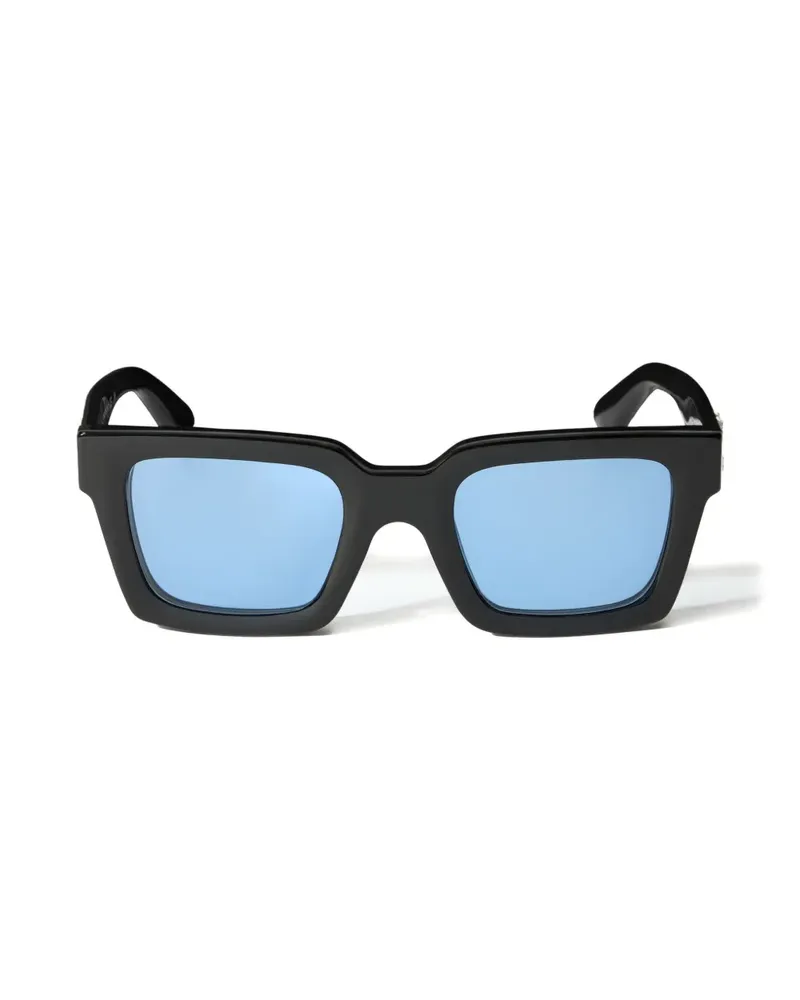 OFF-WHITE Clip On rectangle-frame glasses - Schwarz Schwarz