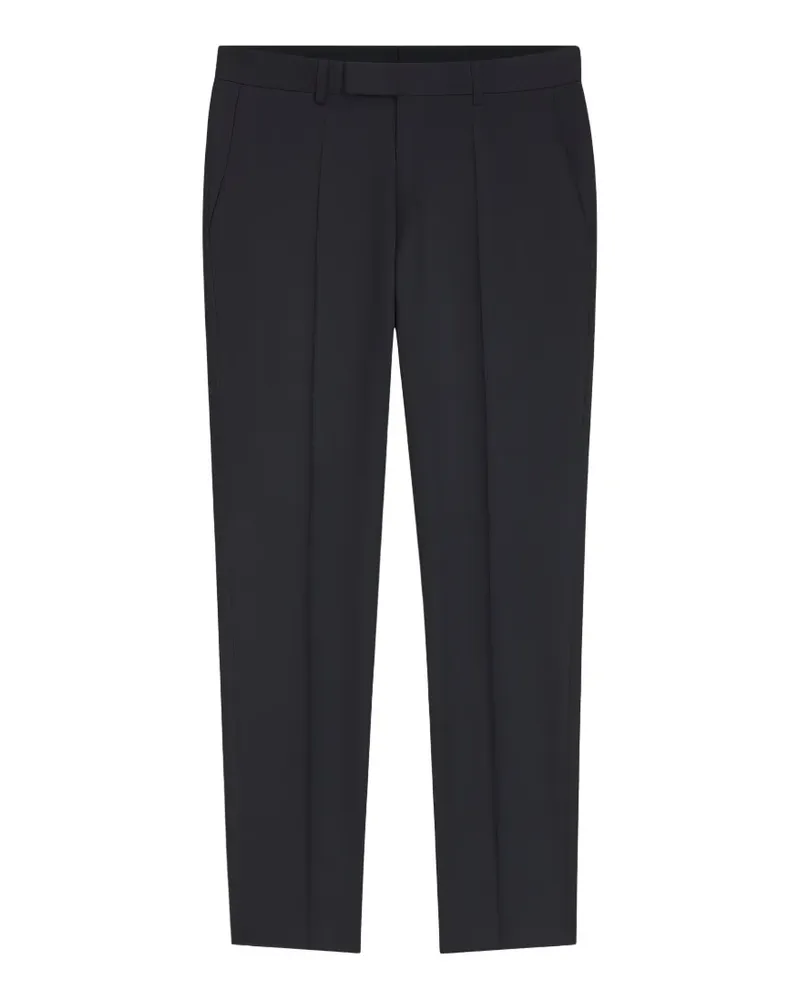 HUGO BOSS Klassische Hose mit Bügelfalten - Blau Blau