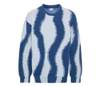 Pullover mit abstrakten Streifen