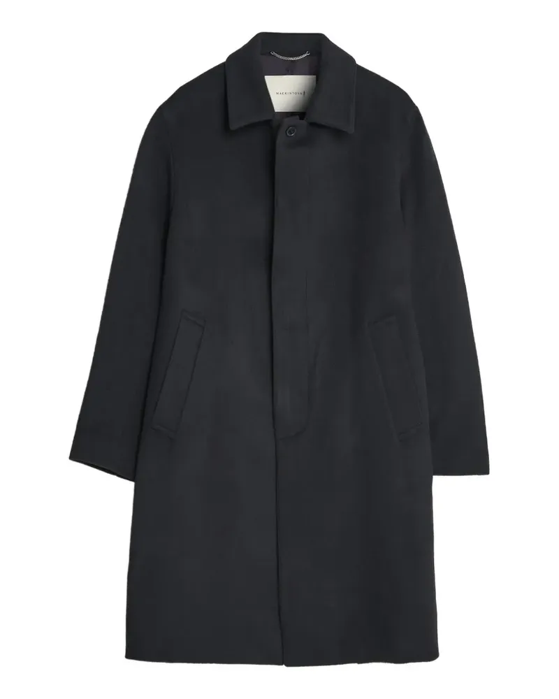 MACKINTOSH Dunkled concealed-fastening coat - Blau Blau