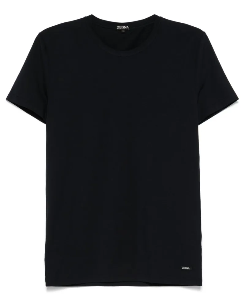 Ermenegildo Zegna T-Shirt mit Rundhalsausschnitt - Blau Blau