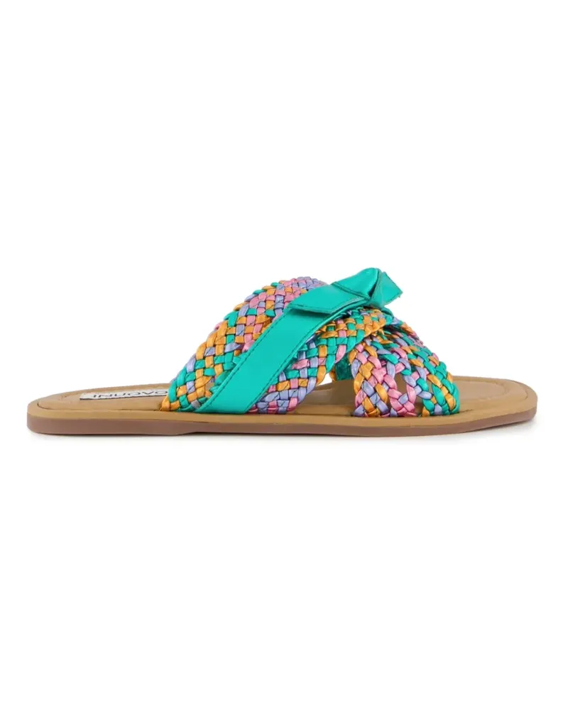 Inuovo braided-straps flat sandals - Grün Grün