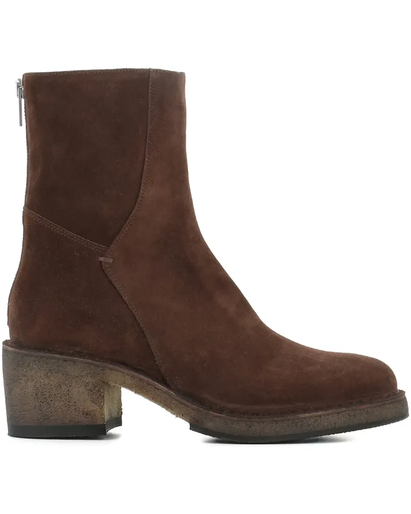 Pantanetti 60mm suede ankle boots - Braun Braun