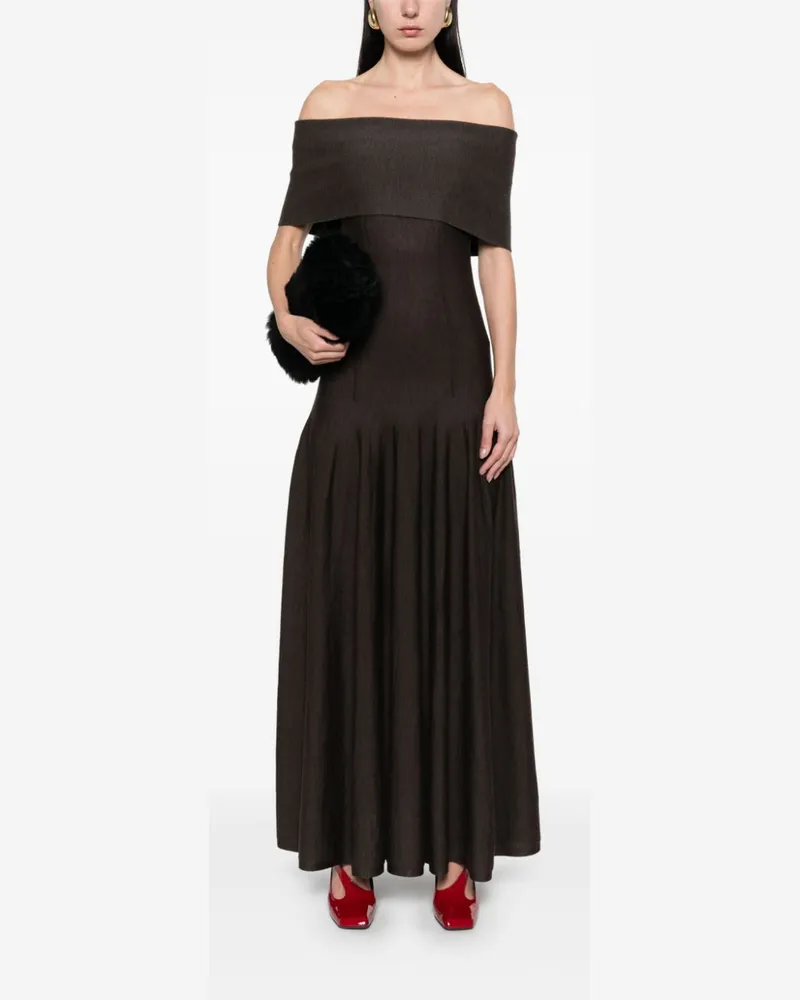 KHAITE Ava Maxikleid - Braun Braun