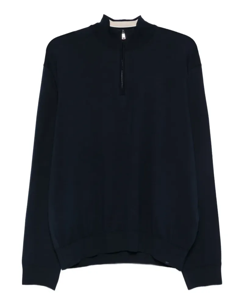 Paul & Shark Pullover mit Stehkragen - Blau Blau