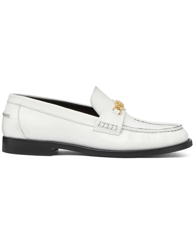 Versace Loafer mit Medusa Weiß