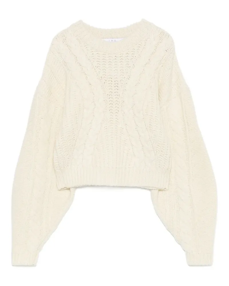 IRO Pullover mit Zopfmuster - Nude Nude