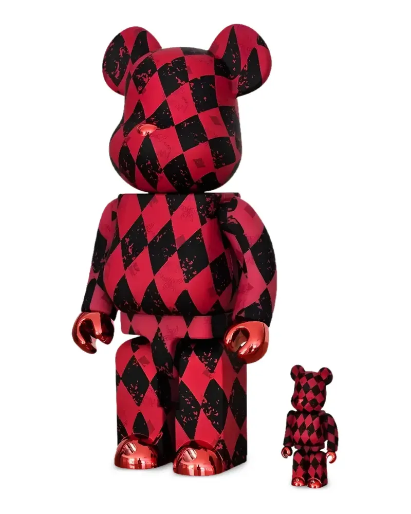 Medicom Toy x MCM BE@RBRICK Harley Quinn 100% und 400% Figuren-Set - Rot Rot