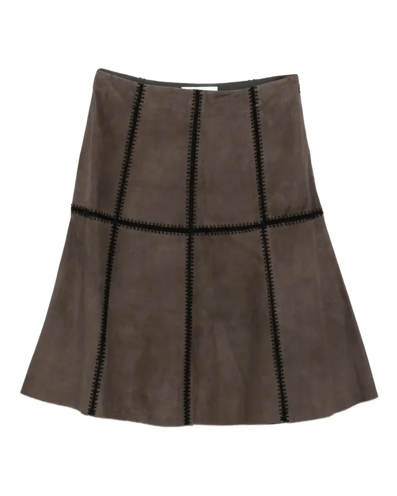 Blumarine Rock aus Wildleder - Braun Braun