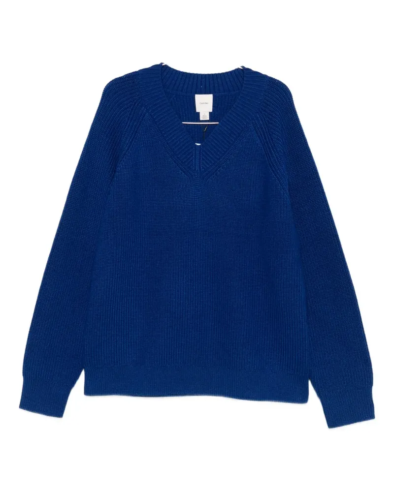 Calvin Klein v-neck sweater - Blau Blau