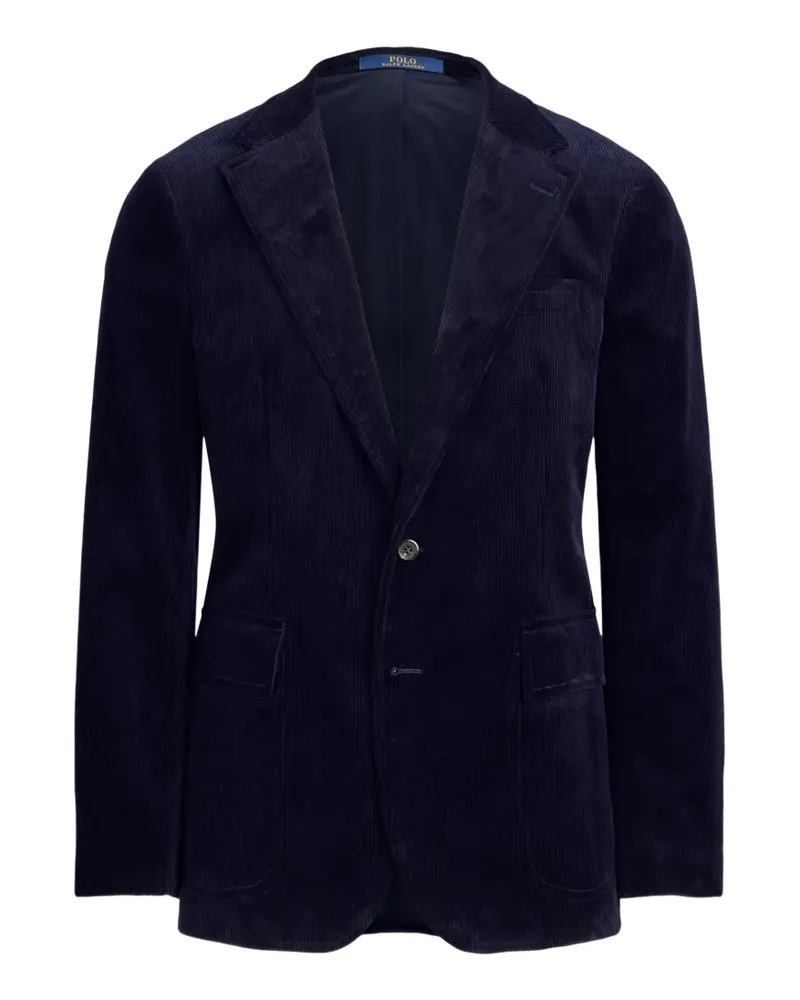 Ralph Lauren Einreihiges Sakko aus Cord - Blau Blau