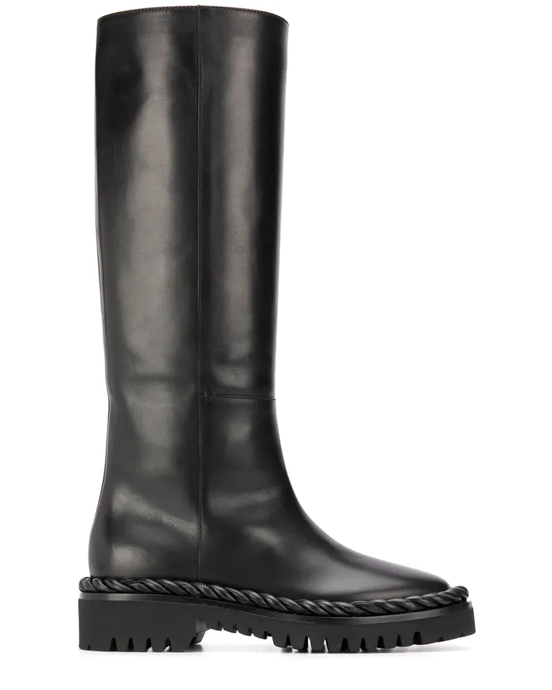 Valentino Garavani Kniehohe Stiefel - Schwarz Schwarz