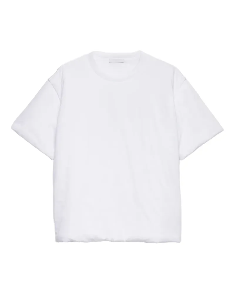 Prada T-Shirt mit Rundhalsausschnitt - Weiß Weiß