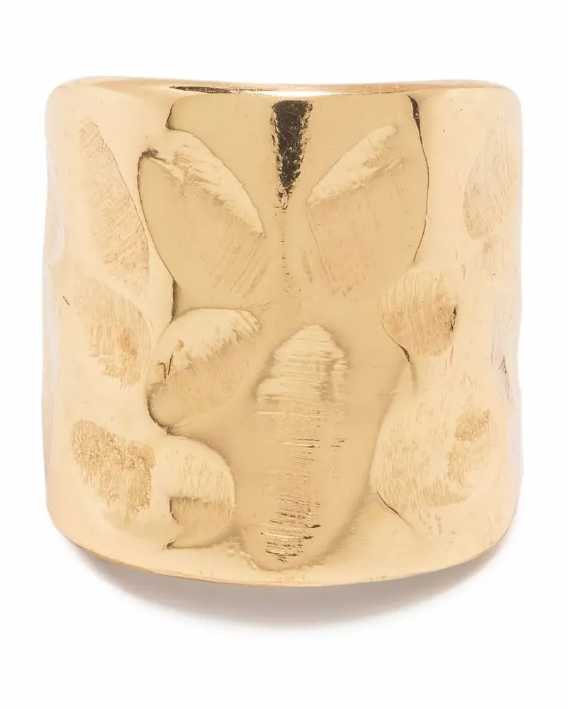 Emanuele Bicocchi Gehämmerter Ear Cuff - Gold Gold