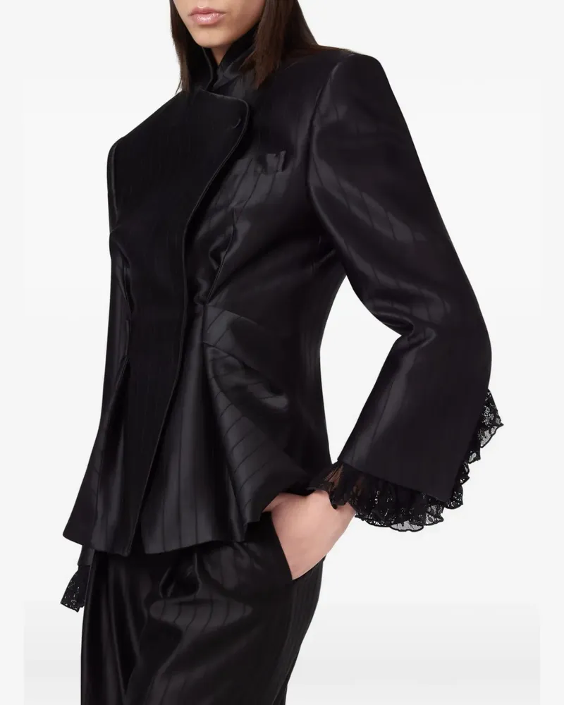 Giuseppe di Morabito Jacke mit Nadelstreifen - Schwarz Schwarz