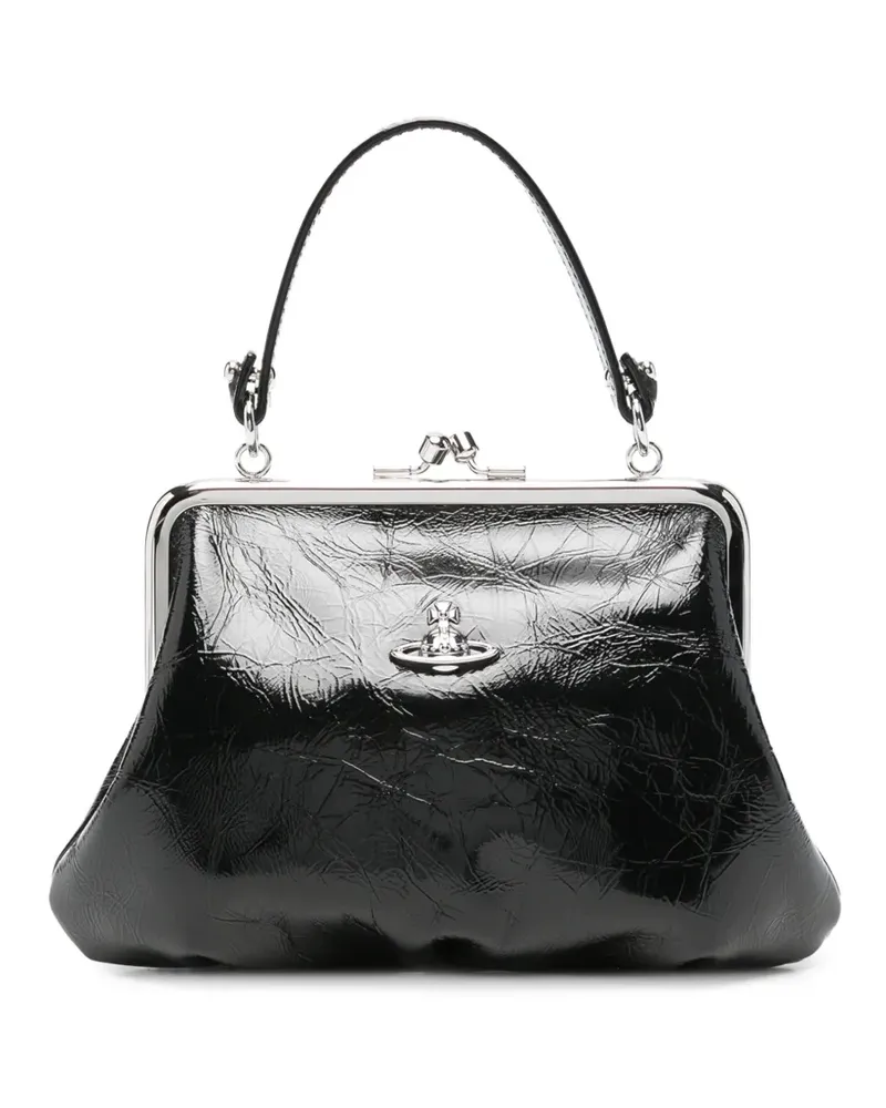 Vivienne Westwood Tote Bag mit Orb-Schild - Schwarz Schwarz