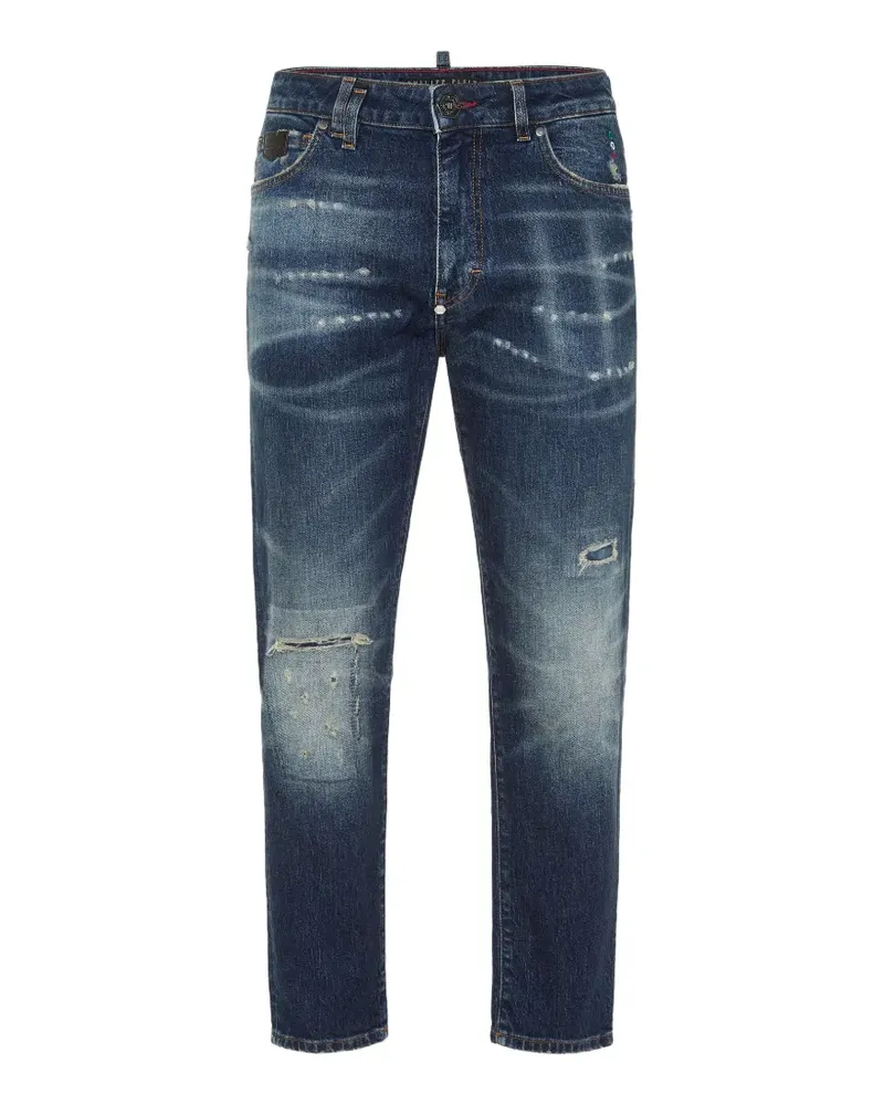 Philipp Plein Jeans mit geradem Bein - Blau Blau