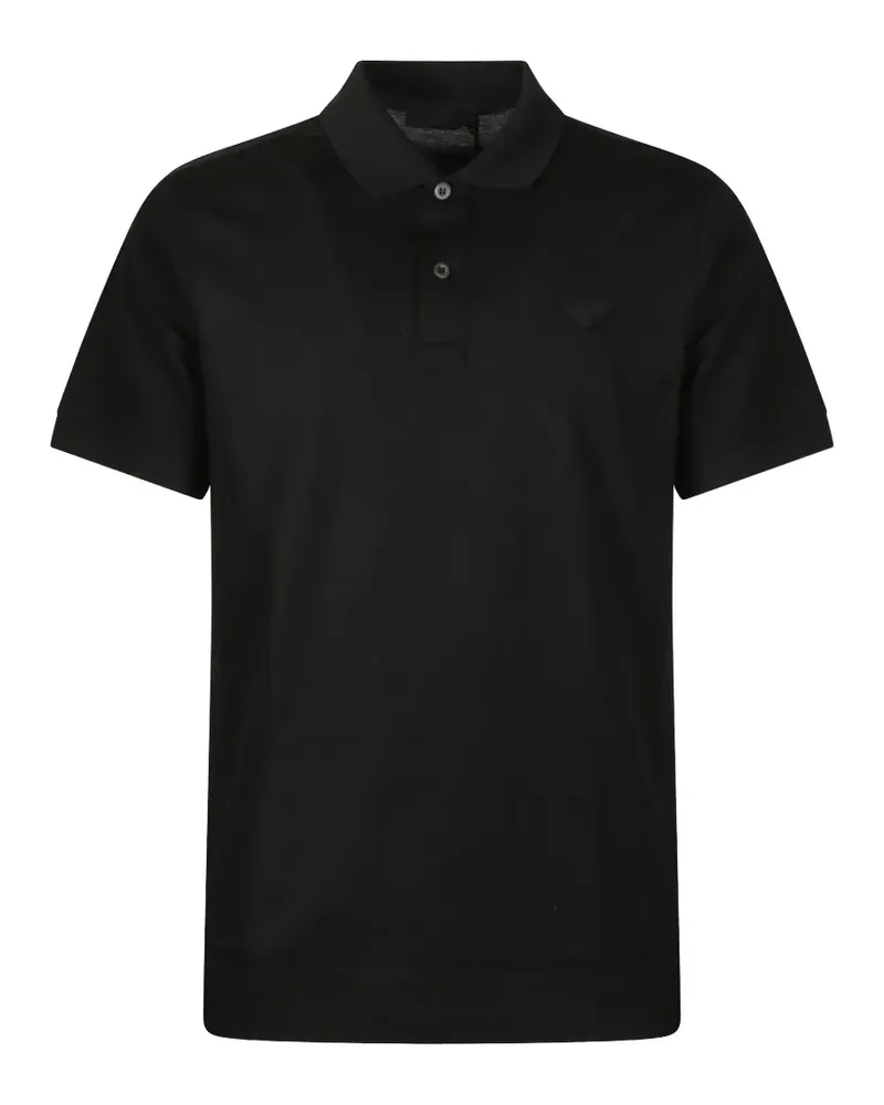 Prada short-sleeve polo shirt - Schwarz Schwarz