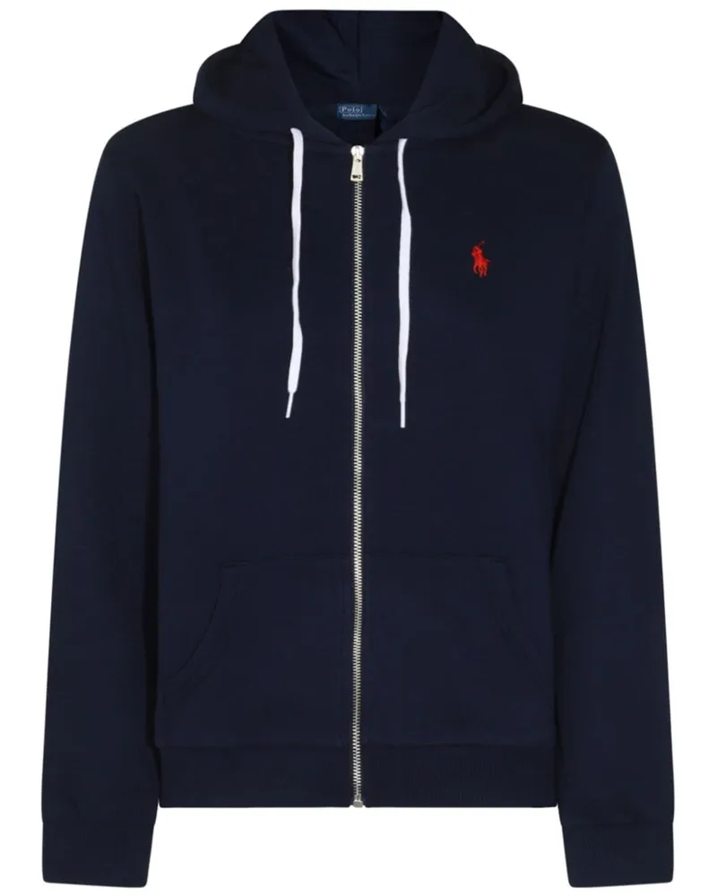 Ralph Lauren Hoodie mit Polo Pony - Blau Blau