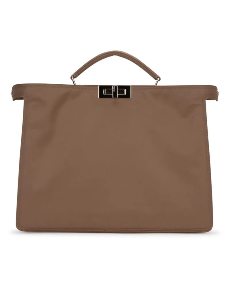 Fendi Peekaboo Handtasche - Braun Braun