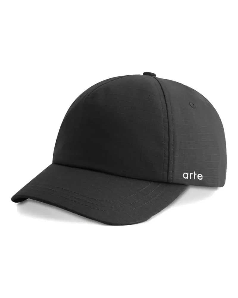 Arte Antwerp Baseballkappe mit Logo-Stickerei - Schwarz Schwarz