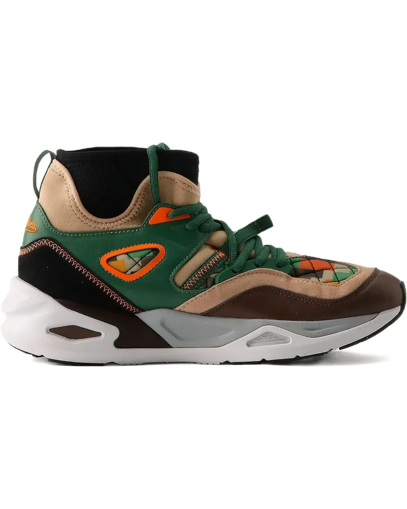 Puma TRC Blaze Mid "Black Fives" Sneakers - Braun Braun
