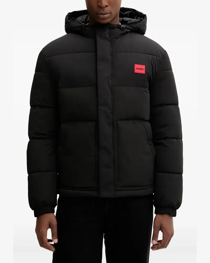 HUGO BOSS Balto2541 hooded jacket - Schwarz Schwarz