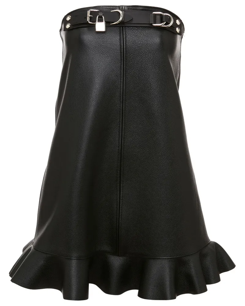 J.W.Anderson Kleid mit Schloss - Schwarz Schwarz