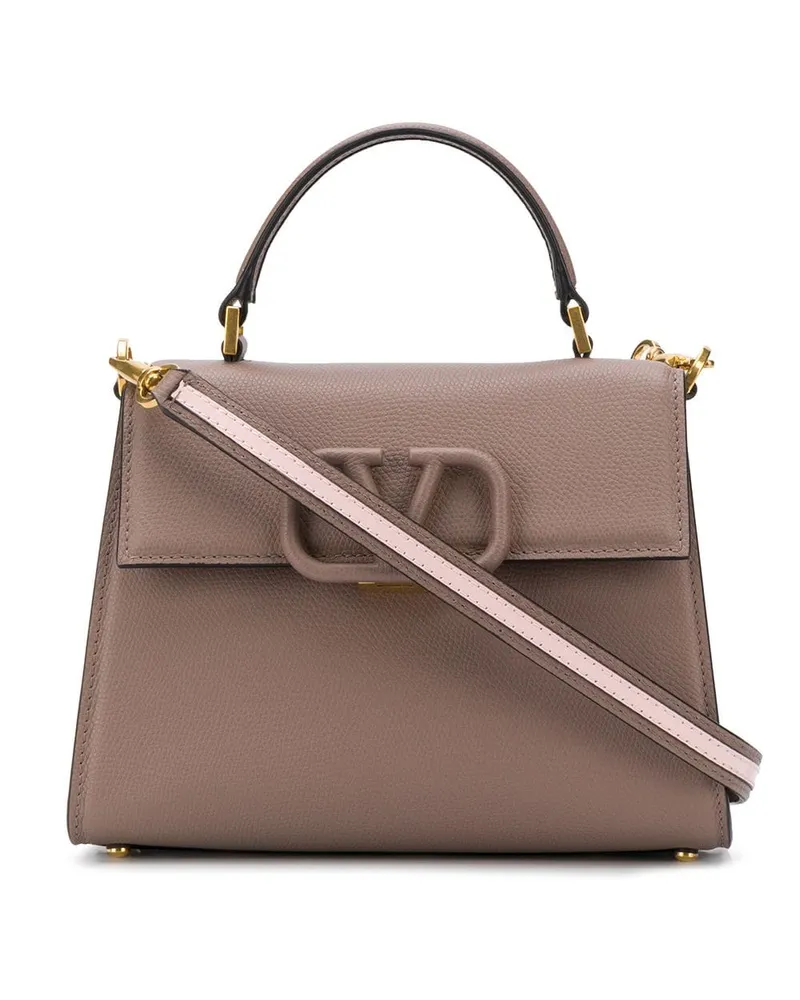 Valentino Garavani Kleine VSLING Handtasche Grau