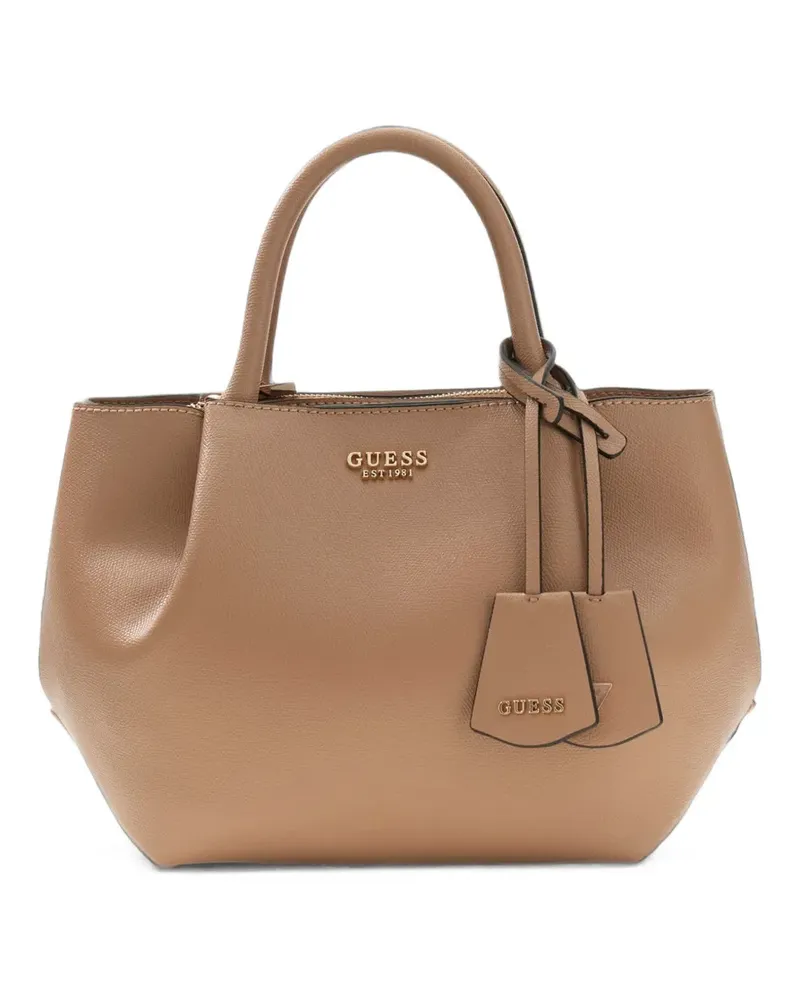 Guess Amorette Tote Bag mit strukturiertem Finish - Nude Nude