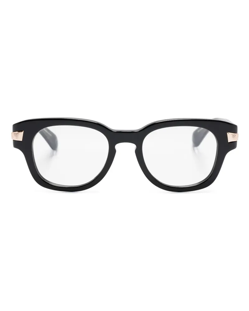 Gucci Brille mit eckigem Gestell - Schwarz Schwarz