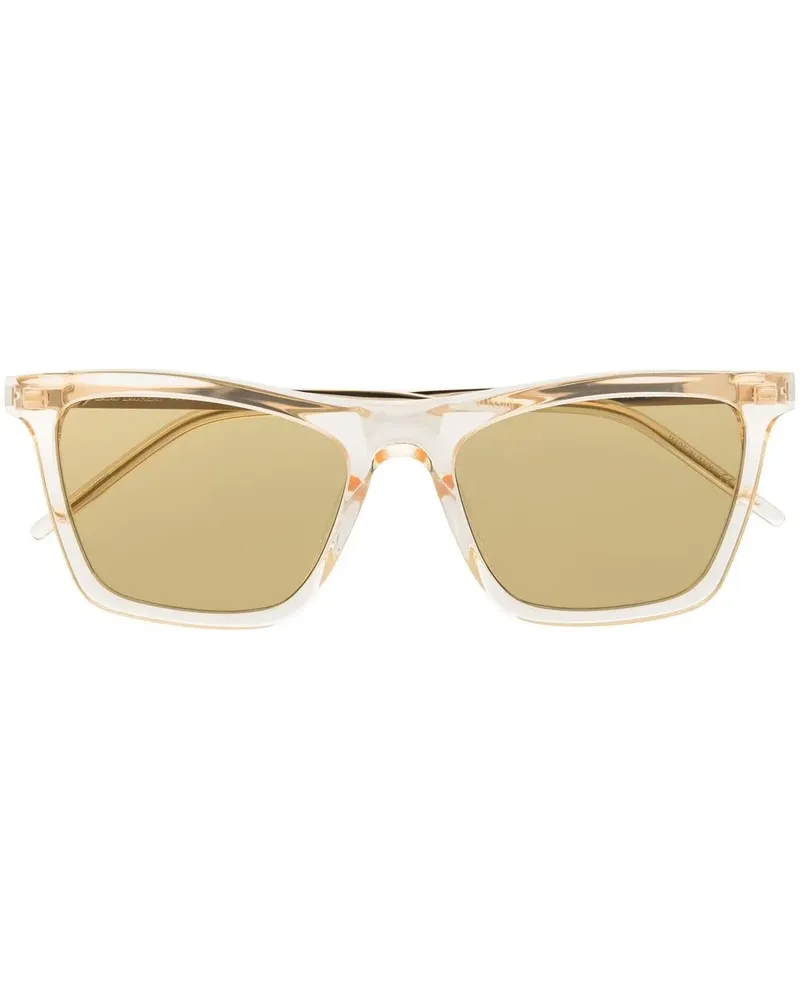 Saint Laurent Brille mit breitem Gestell - Gelb Gelb