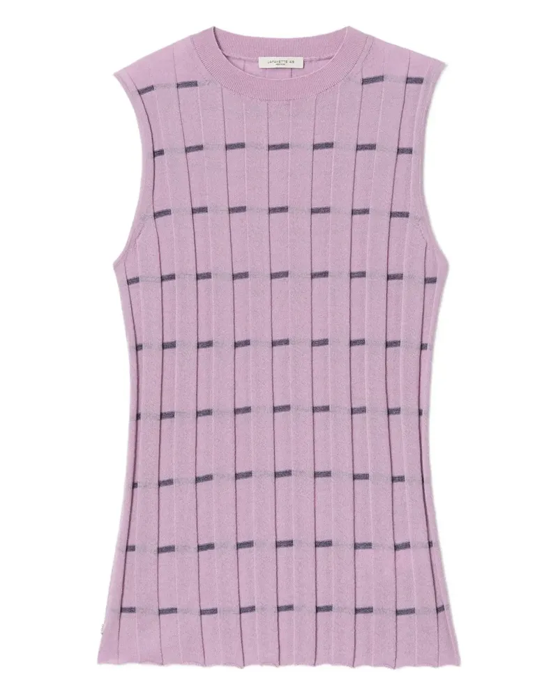Lafayette148 Geripptes Tanktop - Violett Violett