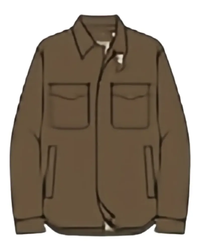 Woolrich Jacke mit Klappentasche - Braun Braun