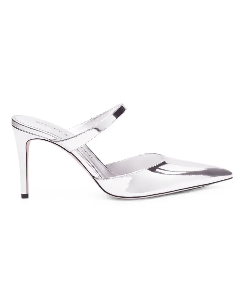 Stuart Weitzman Stuart Power pointed-toe mules - Grau Grau