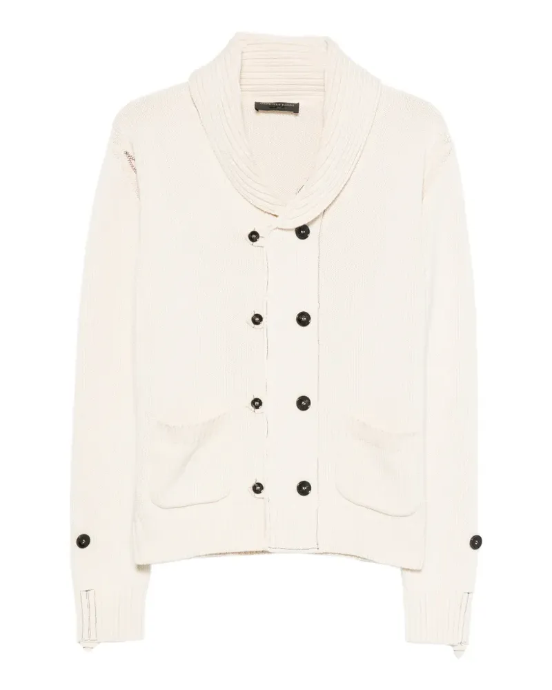 Gabriele Pasini double-breasted shawl-collar cardigan - Nude Nude