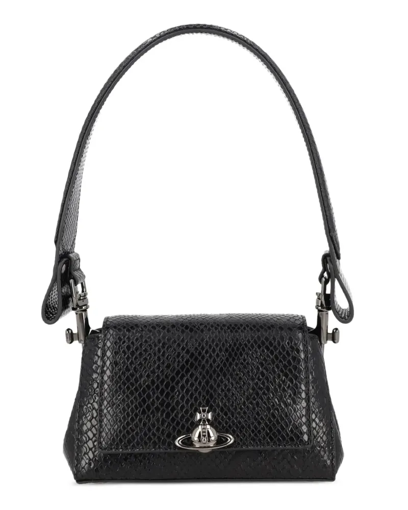Vivienne Westwood Kleine Orb Hazel Schultertasche - Schwarz Schwarz