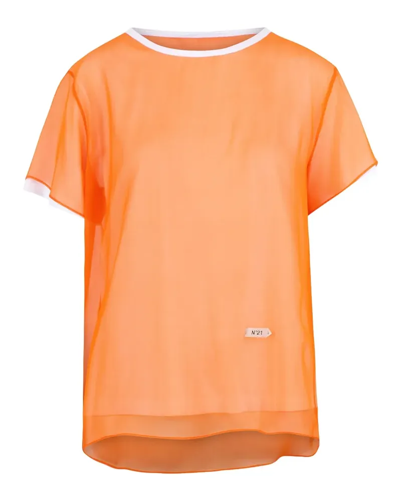 N° 21 layered T-shirt - Orange Orange