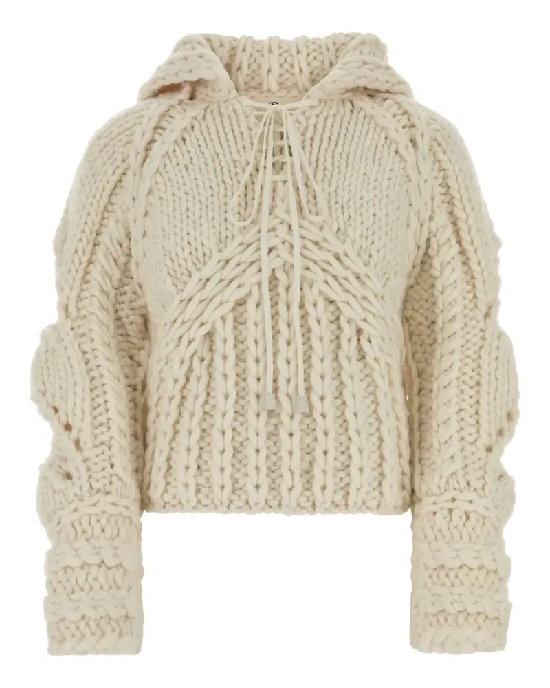 Ermanno Scervino Gehäkelter Pullover - Nude Nude