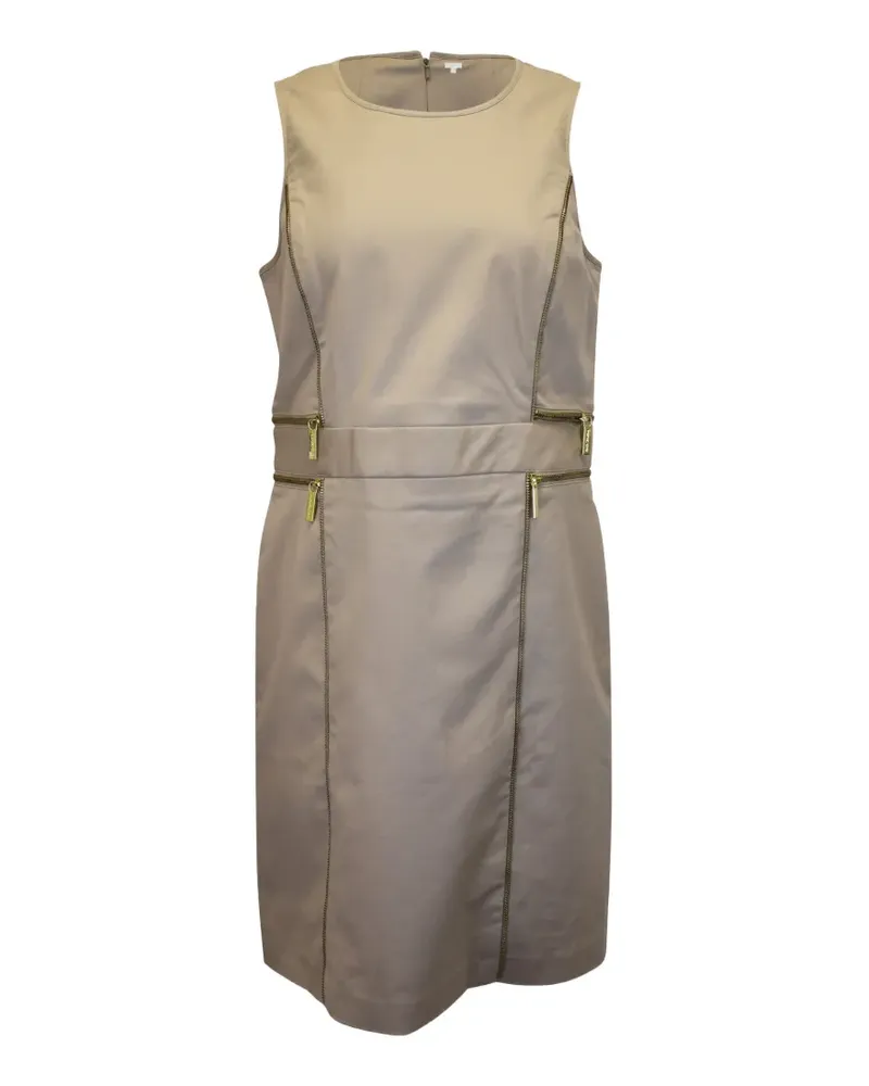 Michael Kors Ärmelloses Kleid mit Einsätzen - Nude Nude