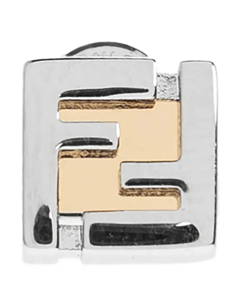 Fendi Ohrring mit FF-Motiv - Silber Silber