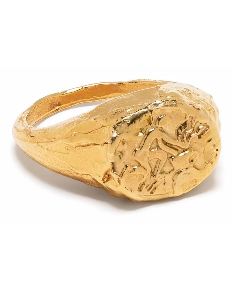 Alighieri Siegelring mit Wassermann-Motiv - Gold Gold
