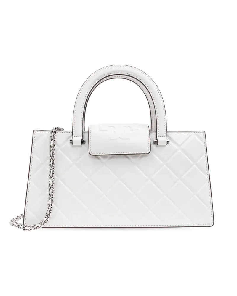 Tory Burch Tasche mit Logo-Prägung - Weiß Weiß