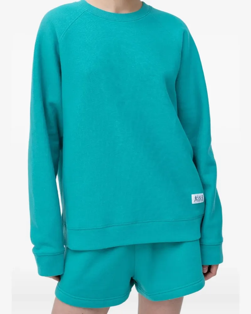 SPORTY & RICH Sweatshirt mit Raglanärmeln - Grün Grün