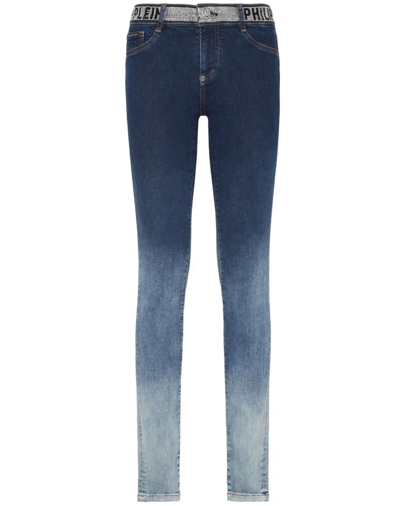 Philipp Plein Verzierte Jeans - Blau Blau