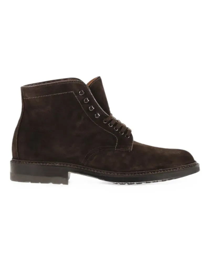 Alden Schnürstiefel aus Wildleder - Braun Braun