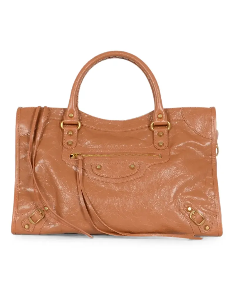 Balenciaga medium Le City tote bag - Braun Braun