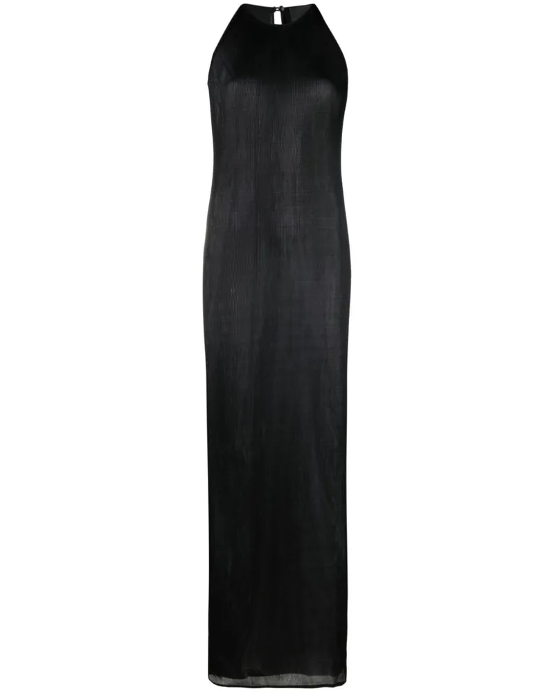 Givenchy Trägerkleid aus geripptem Strick Schwarz