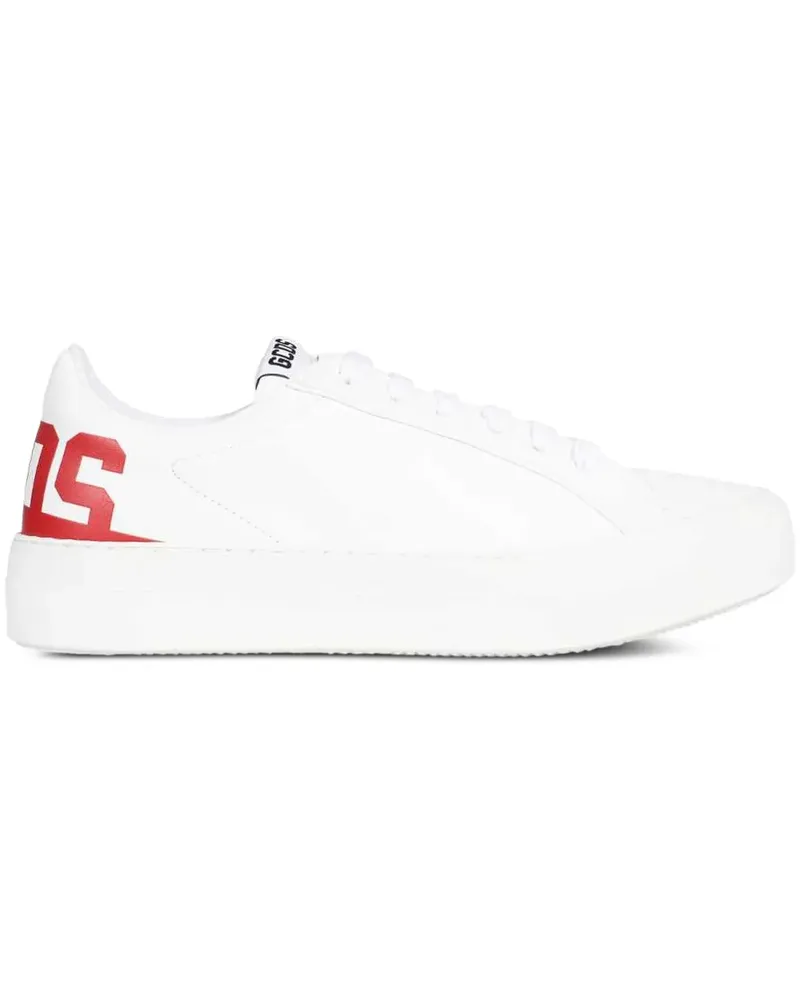 GCDS Sneakers mit Logo-Print - Weiß Weiß