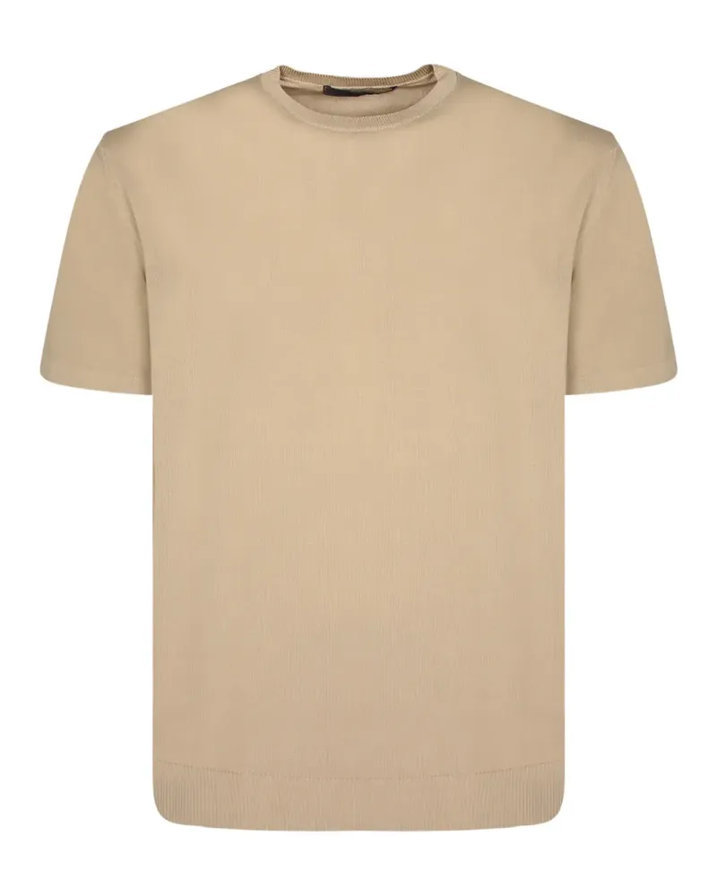 Daniele Fiesoli crew-neck fine-knit T-shirt - Nude Nude